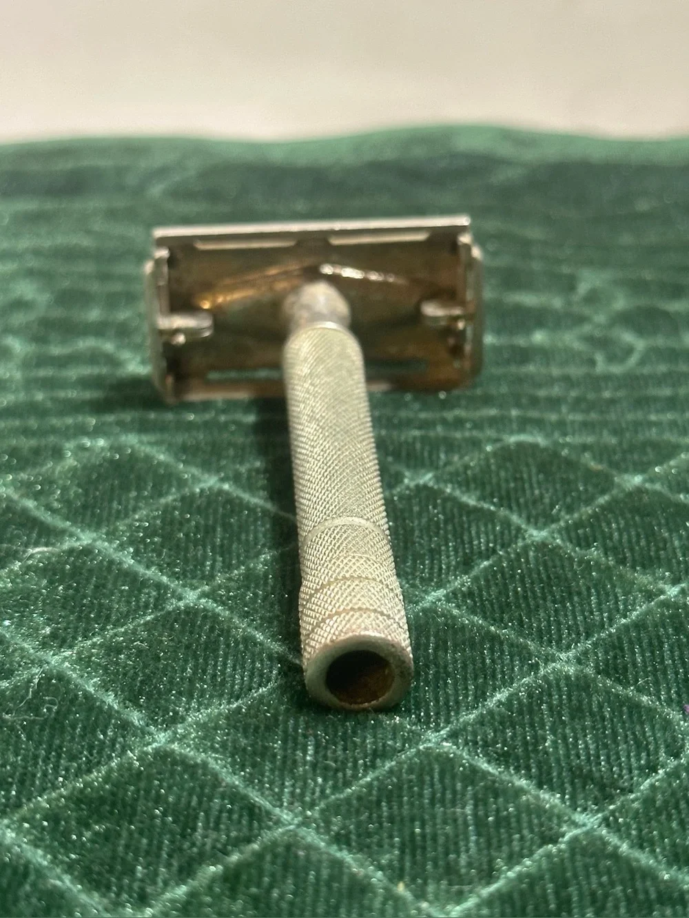 Classic Metal Safety Razor in Silver - Men Grooming